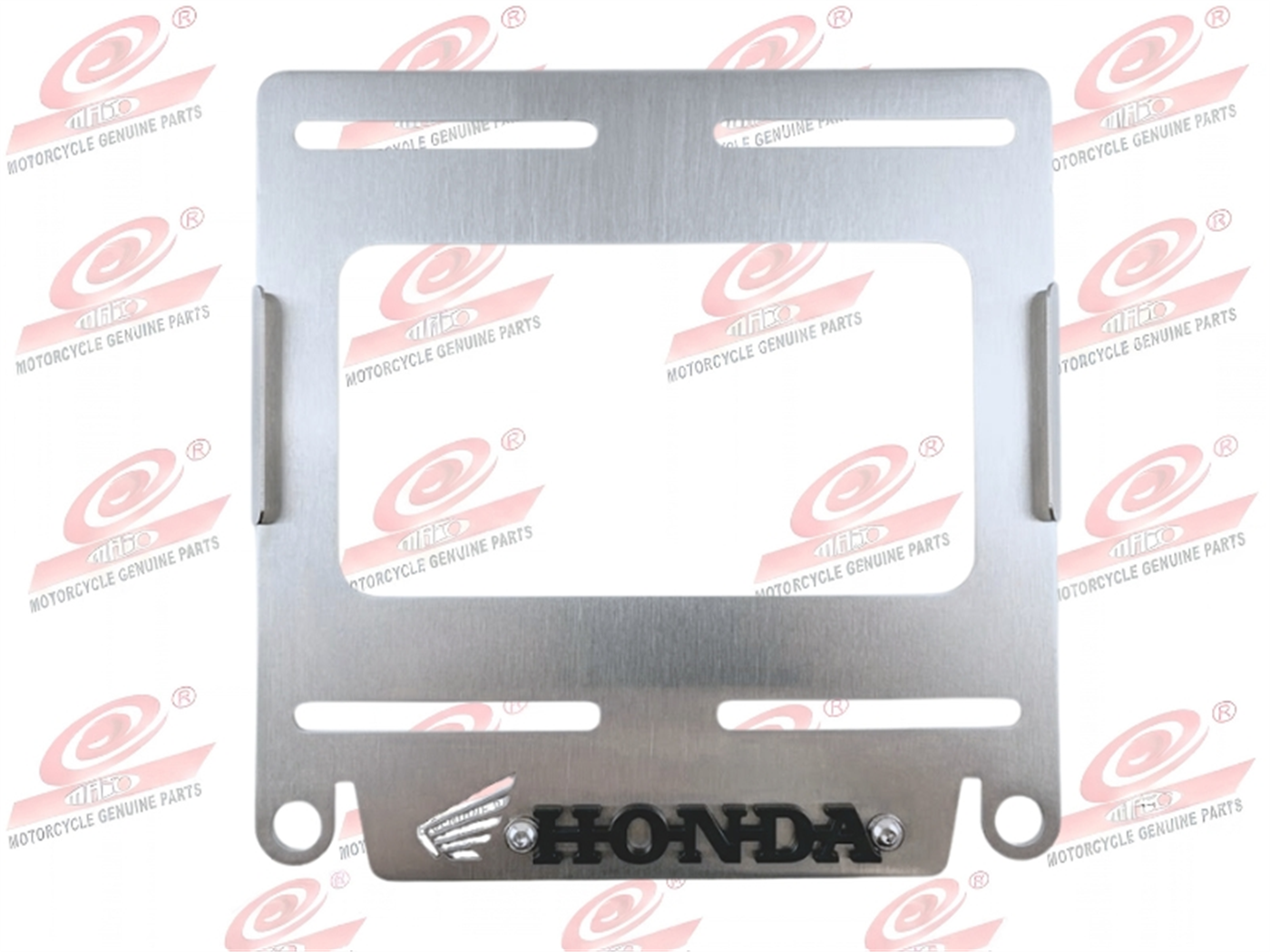 MARCO PLACA MODERNA ALUMINIO HONDA