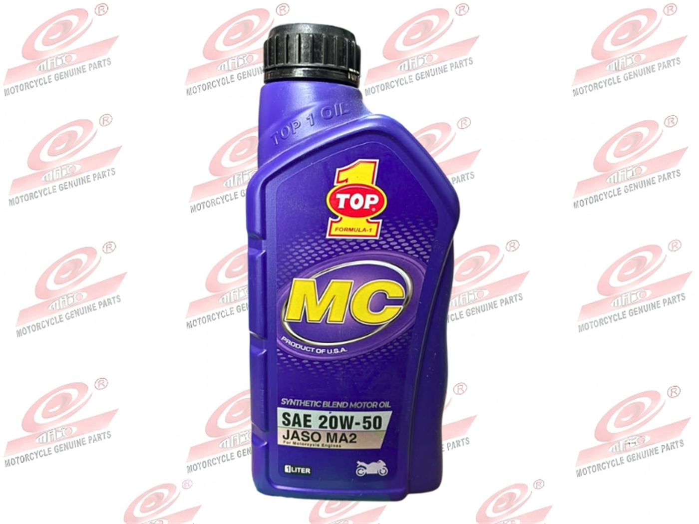 ACEITE 20W-50 SEMI SINTETICO TOP ONE JASO MA2 1L.