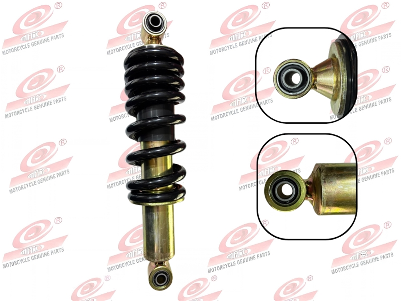 MONOSHOCK REFORZADO(S/REGULADOR)(305MM,10/10MM,9V)NEGRO